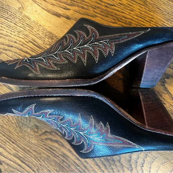 Charlie 1 Horse Mayela Slide By Lucchese Women’s Leather Size 6.5 B - Picture 3 of 14